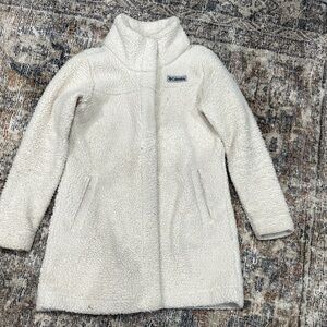 Columbia Cream Fleece Jacket